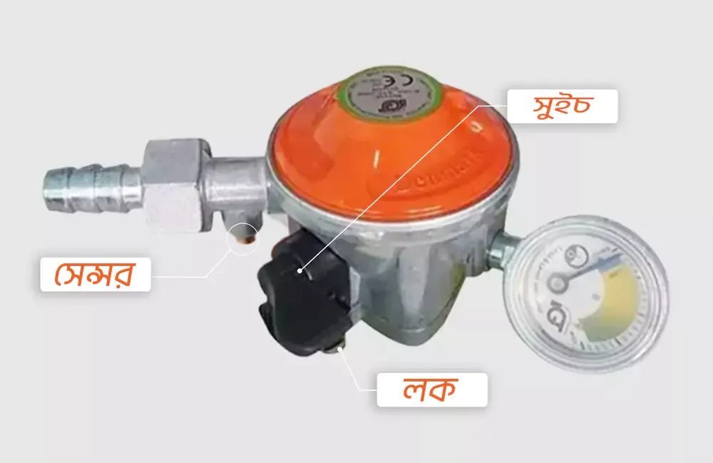 IGT Gas Safety Device - ডেনমার্ক থেকে আমদানিকৃত অটোমেটিক শাটডাউন রেগুলেটর (4)