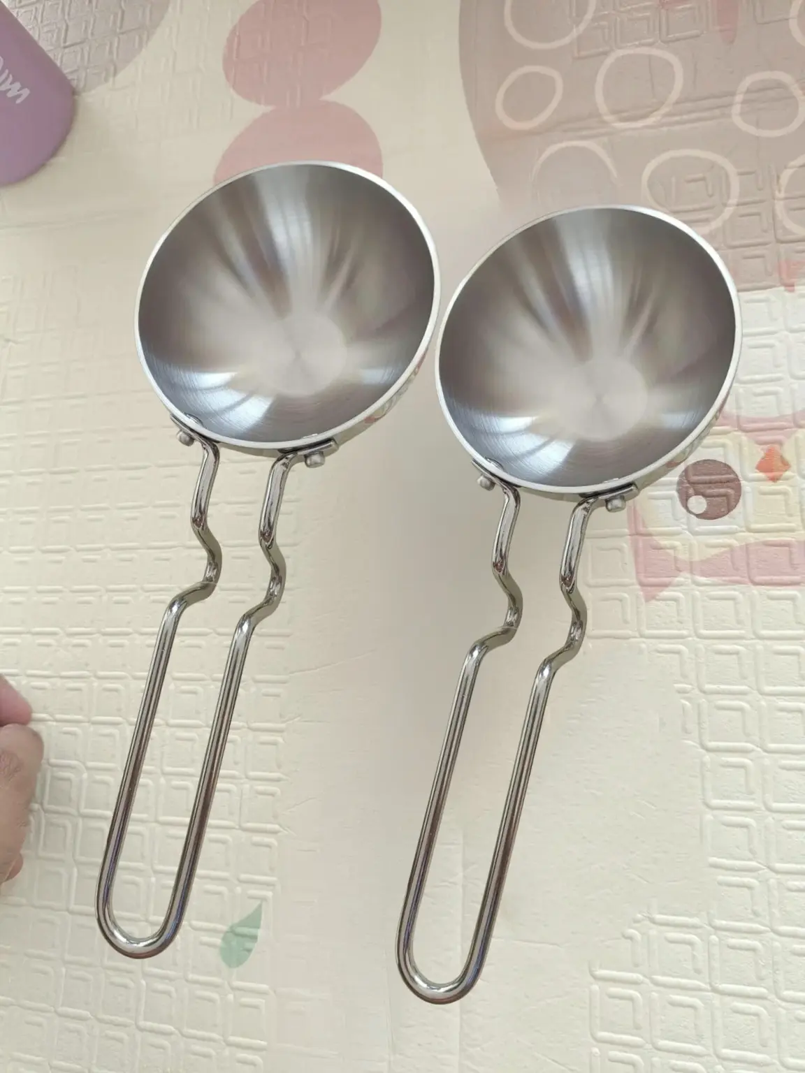 2PCS Premium Mini Tadka Pan with Heat-Resistant Long Handle